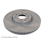Blue Print Vented Brake Disc (ADG043157) Front Axle