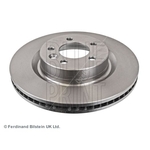 Blue Print Vented Brake Disc (ADJ134318) Fits: Land Rover Front Axle