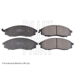 Blue Print Brake Pad Set (ADN142121) Fits: Nissan