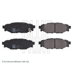 Blue Print Rear Brake Pads (ADS74233) Fits: Toyota GT 86 D4S