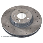 Blue Print Vented Two-Piece Brake Disc - Drilled (ADU174392) Fits: Mercedes Front Axle