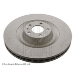 Blue Print Vented Brake Disc (ADV1843103) Fits: Audi Front Axle