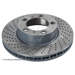 Blue Print Vented Brake Disc - Drilled (ADV1843126) Fits: Porsche Front Axle Left