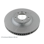 Blue Print Vented Brake Disc (ADV184359) Front Axle Left