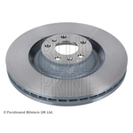 Blue Print Vented Brake Disc (ADV184384) Front Axle