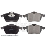 Blue Print Front Brake Pad Set (ADW194214) Fits: Vauxhall Vectra 