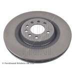 Blue Print Vented Brake Disc (ADW194346) Front Axle