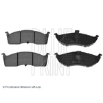 Blue Print Front Brake Pad Set (ADA104202) Fits: Chrysler Voyager 