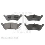 Blue Print Rear Brake Pads (ADA104203) Fits: Chrysler Grand Voyager CRD
