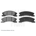 Blue Print Front Brake Pad Set (ADA104217) Fits: Jeep Grand Cherokee CRD 