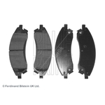 Blue Print Front Brake Pad Set (ADA104244) Fits: Cadillac SRX 
