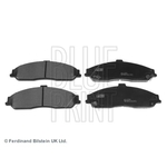 Blue Print Front Brake Pad Set (ADA104245) Fits: Chevrolet Corvette 