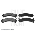 Blue Print Front Brake Pad Set (ADA104246) Fits: Hummer H2 