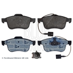 Blue Print Front Brake Pad Set (ADA104267) Fits: Fiat Doblo Cargo JTD Multijet 