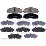 Blue Print Front Brake Pad Set (ADA104268) Fits: Chrysler Grand Voyager CRDi 