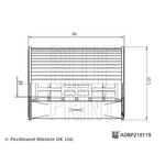 Blue Print Oil Filter With Seal And Additional Parts (ADBP210119)