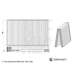 Blue Print Cabin Filter (ADBP250071) For Tesla