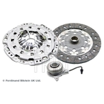 Blue Print Clutch Kit 3-Piece With Concentric Slave Cylinder (ADBP300172)