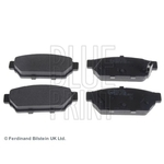Blue Print Rear Brake Pads (ADC44244) Fits: Mitsubishi FTO