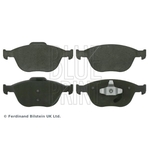 Blue Print Front Brake Pad Set (ADF124215) Fits: Ford Transit Connect TDCi 