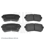 Blue Print Rear Brake Pads (ADG042132) Fits: KIA Picanto CVVT