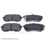 Blue Print Rear Brake Pads (ADG04267) Fits: Hyundai i10 CVVT