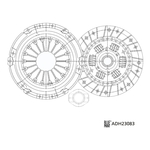 Blue Print Clutch Kit For Honda (ADH23083)