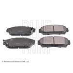 Blue Print Front Brake Pad Set (ADH24241) Fits: Honda Integra Vtec Type R 