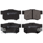 Blue Print Rear Brake Pads (ADH24247) Fits: Honda C