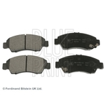 Blue Print Front Brake Pad Set (ADH24253) Fits: Honda Jazz iDSi 
