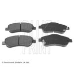 Blue Print Front Brake Pad Set (ADH24275) Fits: Honda CR-V i-CTDi 