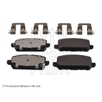 Blue Print Rear Brake Pads (ADH24299) Fits: Honda H