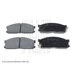 Blue Print Front Brake Pad Set (ADM54267) Fits: Mazda E E2200 