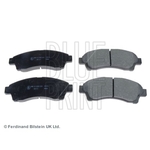 Blue Print Front Brake Pad Set (ADM54275) Fits: Mazda B B2500 