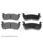 Blue Print Front Brake Pad Set (ADN142100) Fits: Nissan Micra 
