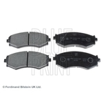 Blue Print Front Brake Pad Set (ADN142110) Fits: Nissan 200SX 