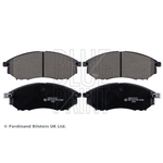 Blue Print Front Brake Pad Set (ADN142129) Fits: Nissan Navara dCi 