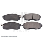 Blue Print Front Brake Pad Set (ADN142140) Fits: Nissan Juke CVTC 