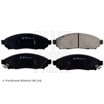 Blue Print Front Brake Pad Set (ADN142172) Fits: Nissan Navara dCi 