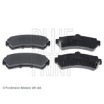 Blue Print Rear Brake Pads (ADN14260) Fits: Nissan Almera