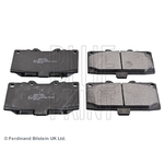 Blue Print Front Brake Pad Set (ADN14280) Fits: Nissan 200SX 