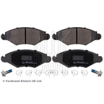 Blue Print Front Brake Pad Set (ADP154217) Fits: Peugeot 206 
