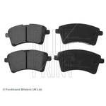 Blue Print Brake Pad Set (ADR164205) Fits: Renault
