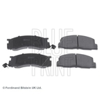 Blue Print Front Brake Pad Set (ADT342127) Fits: Toyota Previa 