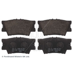 Blue Print Rear Brake Pads (ADT342168) Fits: Toyota RAV 4 D4d