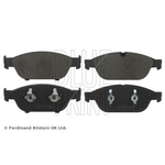 Blue Print Front Brake Pad Set (ADV184225) Fits: Audi A6 TDi 