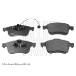 Blue Print Front Brake Pad Set (ADZ94239) Fits: Vauxhall Combo CDTi 