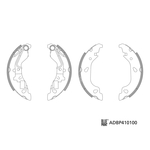 Blue Print Brake Pad Set (ADBP410100) Fits: Fiat Rear Axle