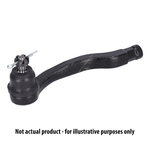 Blue Print Tie Rod End With Crown Nut (ADT387177) Fits: Toyota Front Axle Left