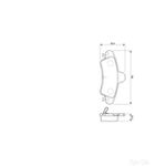 BOSCH Brake Pad Set (0986424744)
